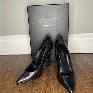 YSL Opyum Brass Gold Heel